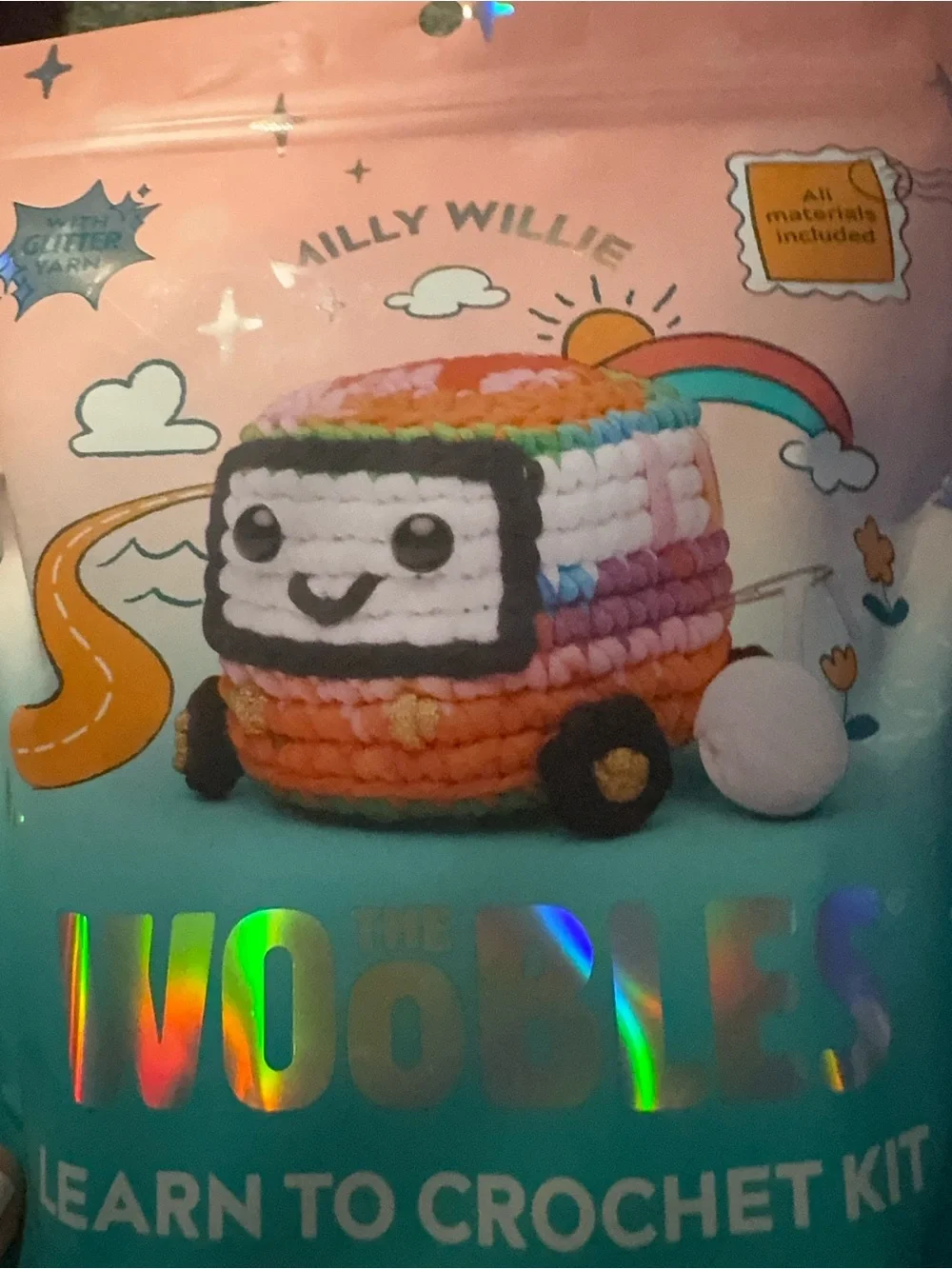 The Woobles Millie Willlie  Crochet Kit- ONE kit, 3 available